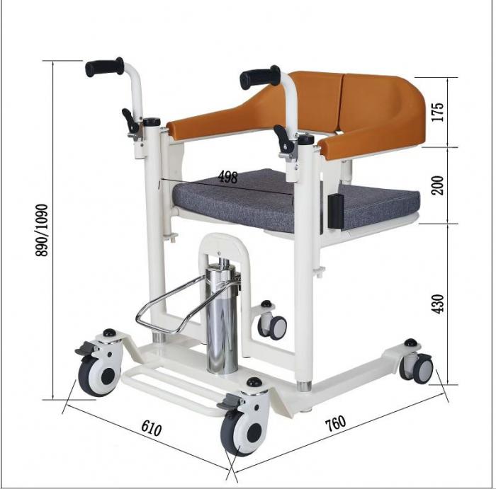 Hydraulic Lifting Transfer Chair