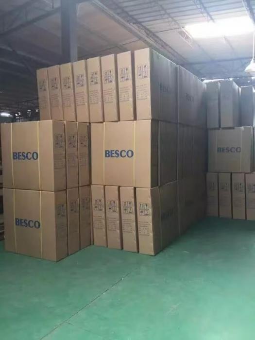 Loading container for wooden round stick making line