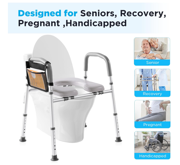 Heavy Duty Toilet Seat Riser
