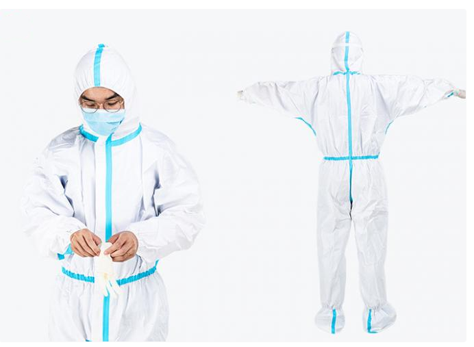 The use of the Medical protective coveralls