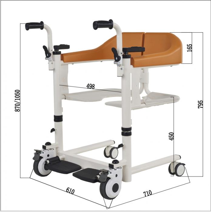Hydraulic Lifting Transfer Chair