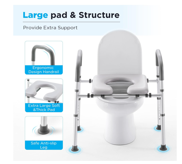 Heavy Duty Toilet Seat Riser